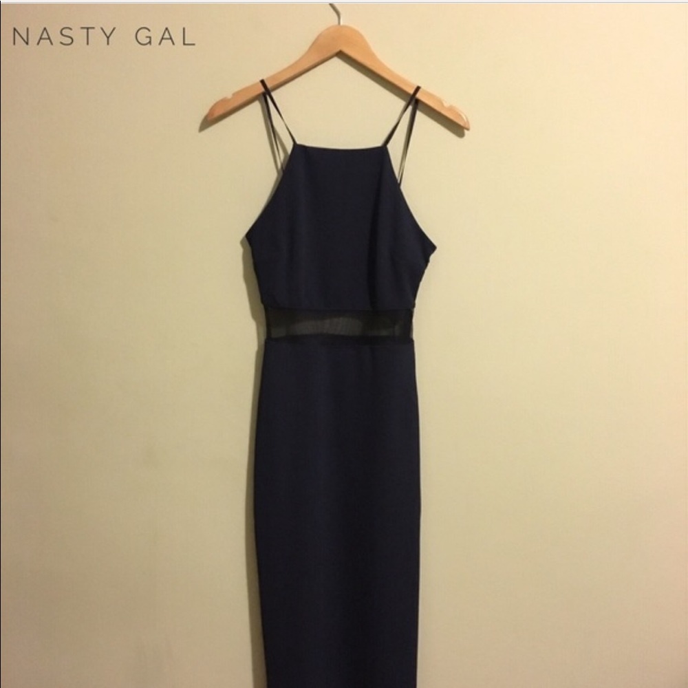 Nasty Gal Midnight Midi Dress - Picture 4 of 5